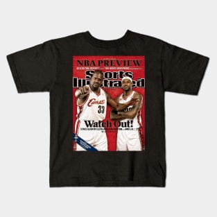 Shaquille O'Neal & LeBron James Sports Illustrated Kids T-Shirt
